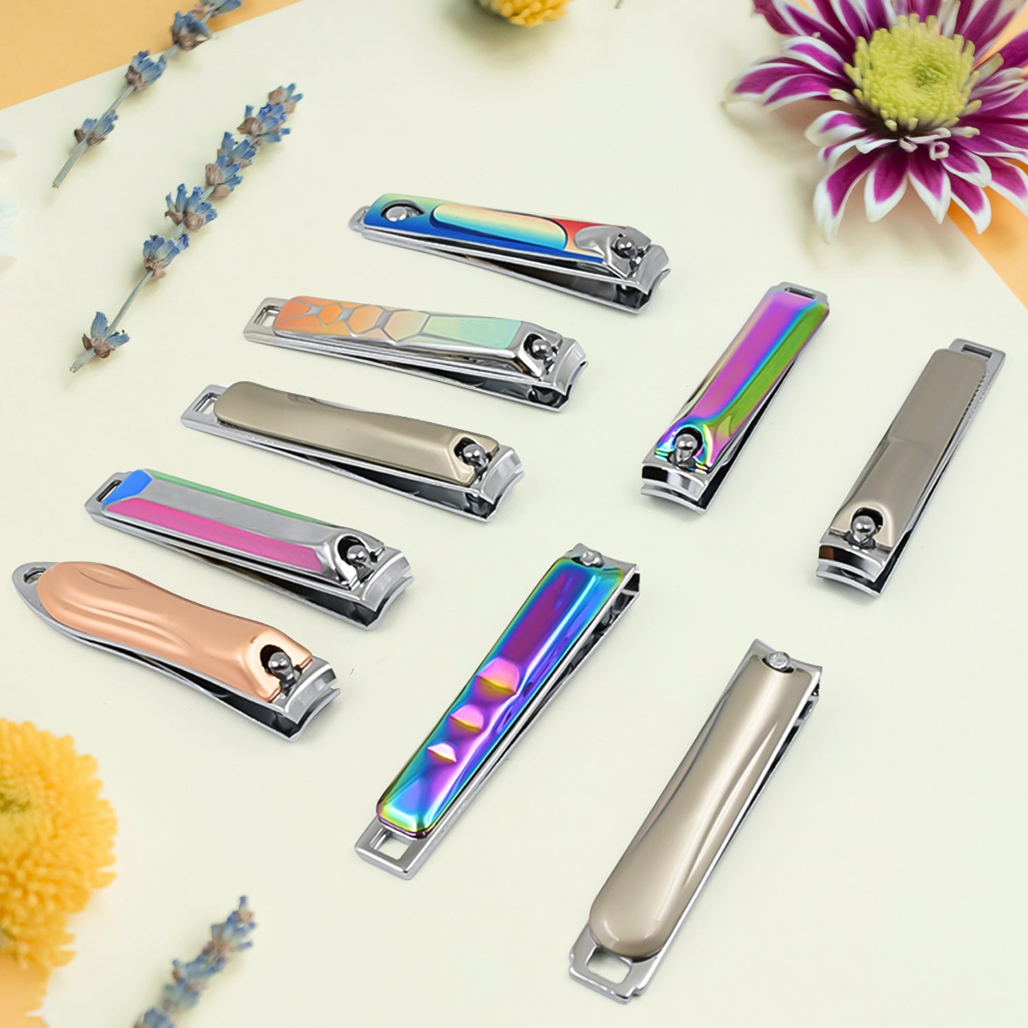 Stainless Steel Folding Portable Large Nail Clippers with Nail File (1 Pc / Mix Design) Stainless Steel Folding Portable Large Nail Clippers with Nail File (1 Pc / Mix Design)